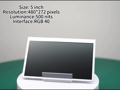 5인치 햇빛으로 읽을 수 있는 LCD 디스플레이 480*272 픽셀 밝기 500nits 높은 밝기 화면 RGB Int