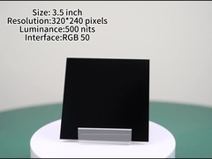 3.45 인치 사용자 지정 용량 터치 패널 해상도 800*480 픽셀 밝기 500 니트 높은 밝기