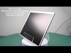 9.7인치 TFT LCD 디스플레이 모듈 1024*768 해상도 400 닛 자동차 LCD LVDS 인터페이스